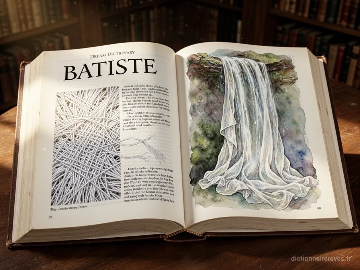 Signification générale : le symbole du rêve Batiste - Archétypes et symbolisme