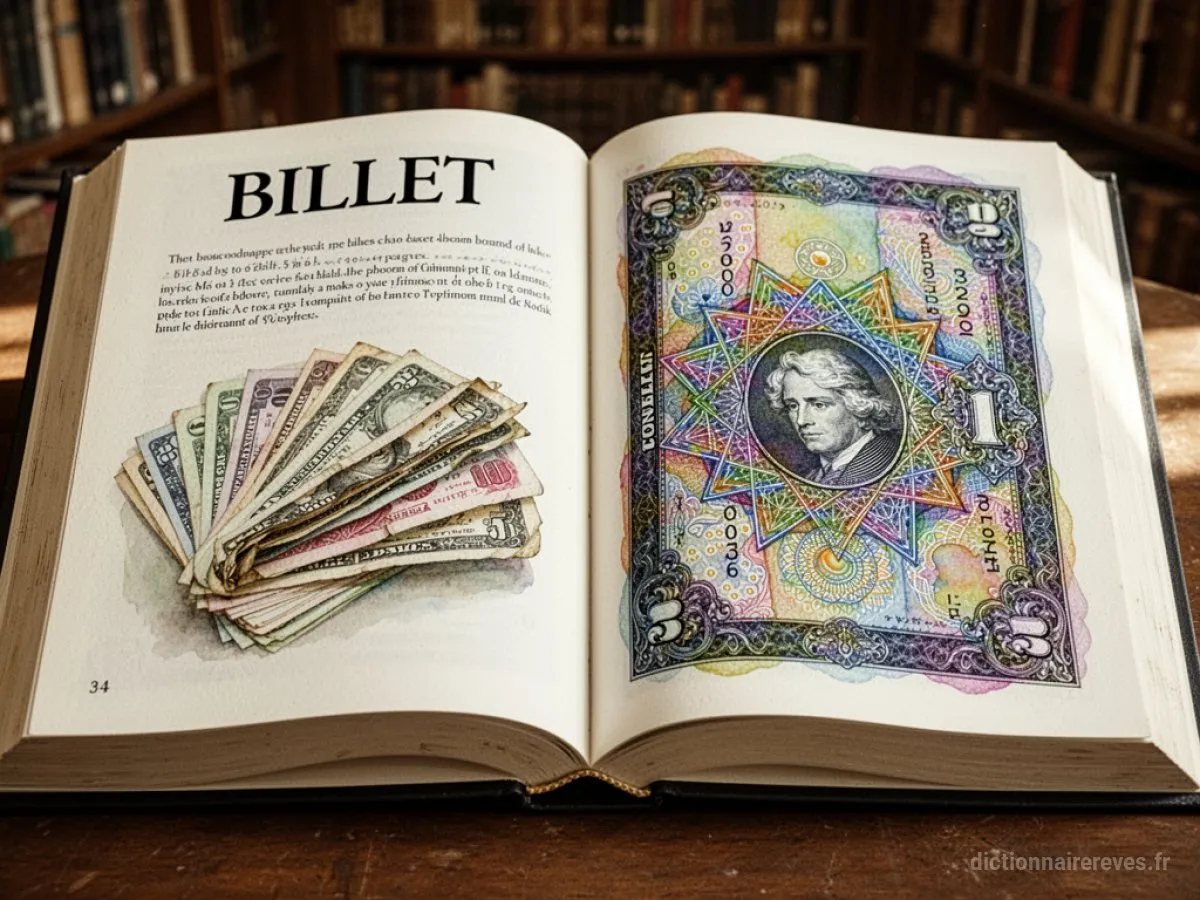 Signification générale : le symbole du rêve Billet - Archétypes et symbolisme