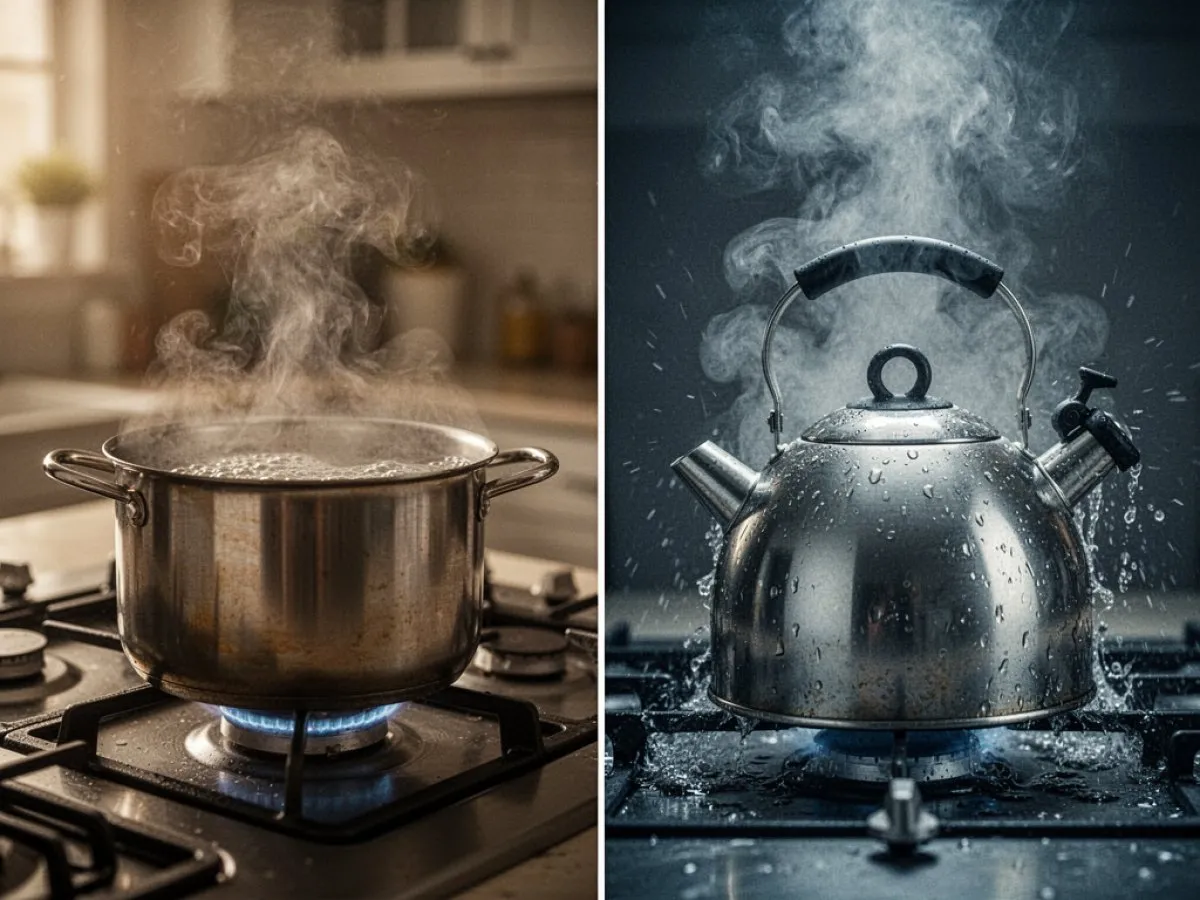 Interprétation détaillée des rêves : Différents scénarios avec Bouillir dans le rêve