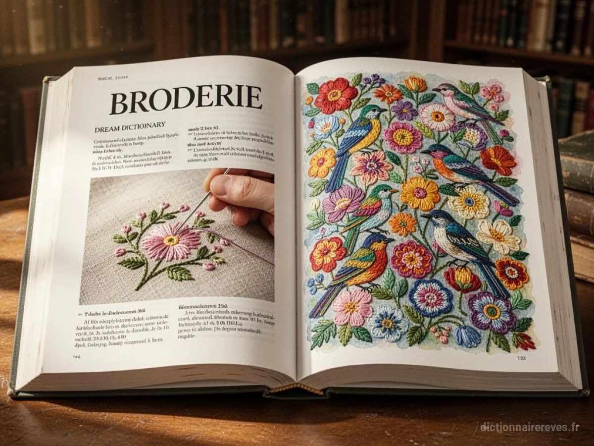 Signification générale : le symbole du rêve Broderie - Archétypes et symbolisme