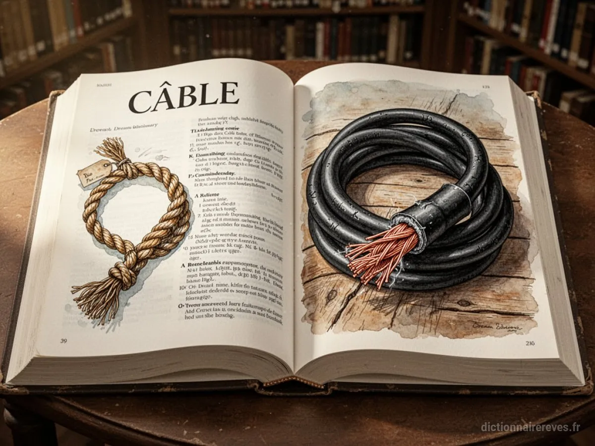 Signification générale : le symbole du rêve Câble - Archétypes et symbolisme