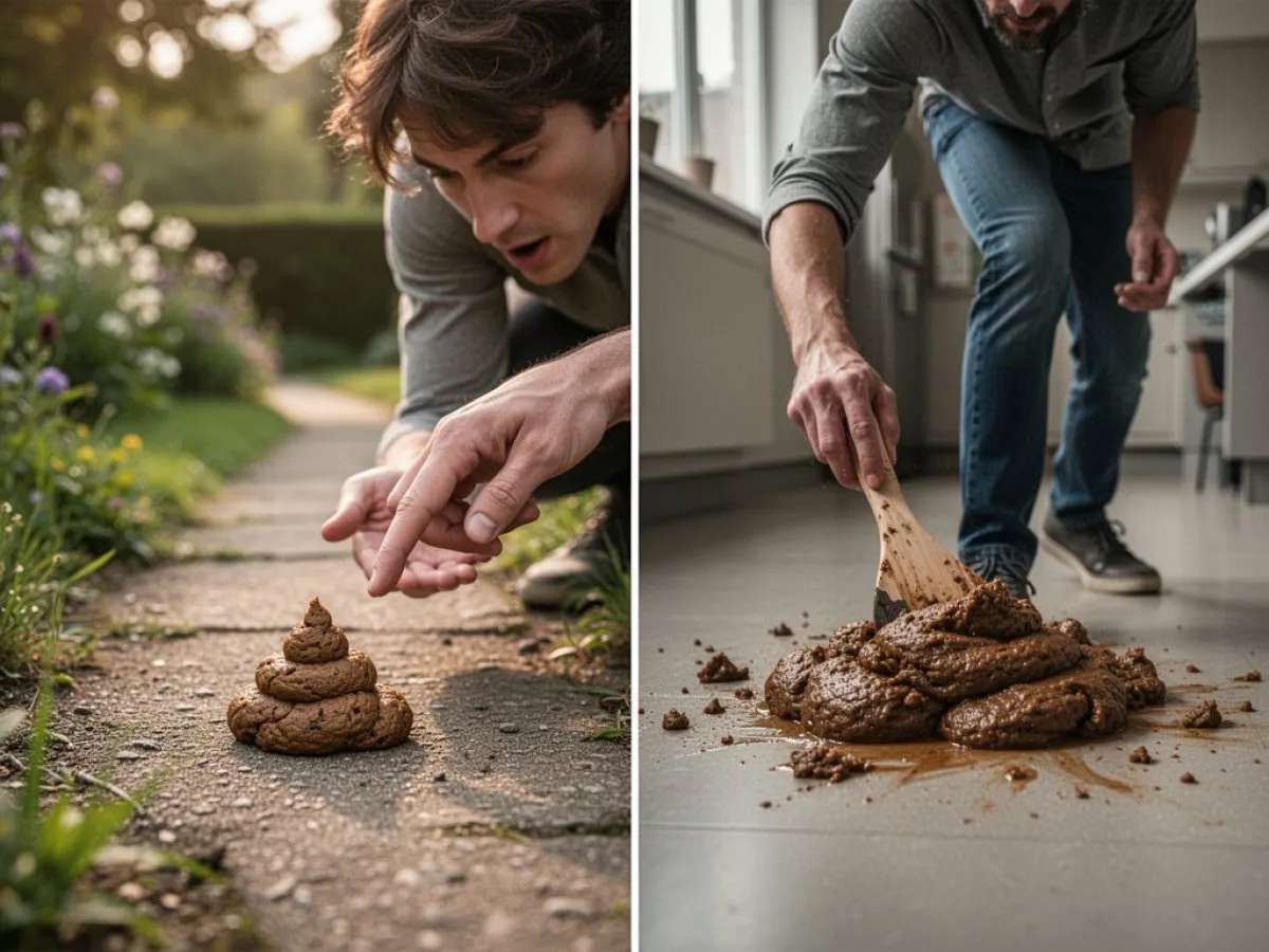 Interprétation détaillée des rêves : Différents scénarios avec Caca dans le rêve