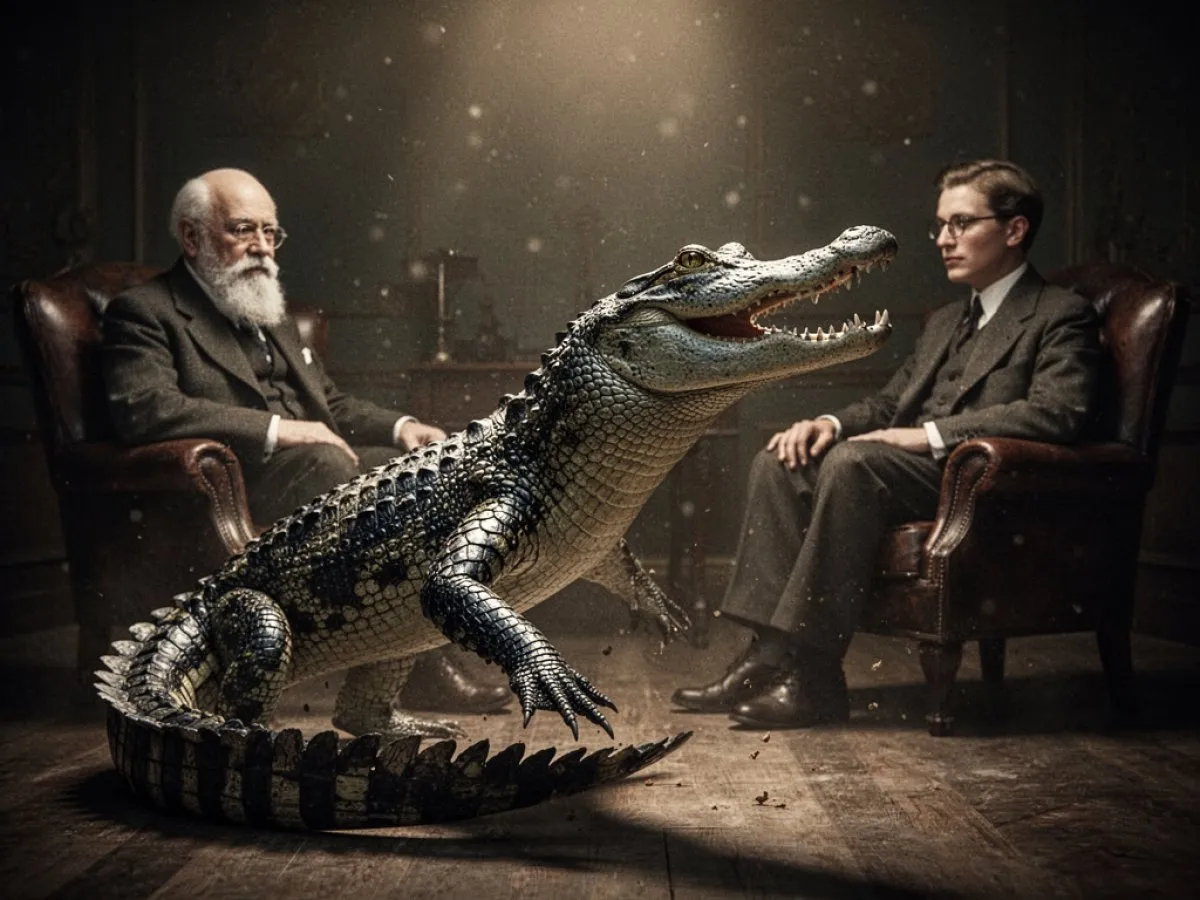 Interprétation psychologique des rêves : Caïman selon Sigmund Freud et Carl Jung