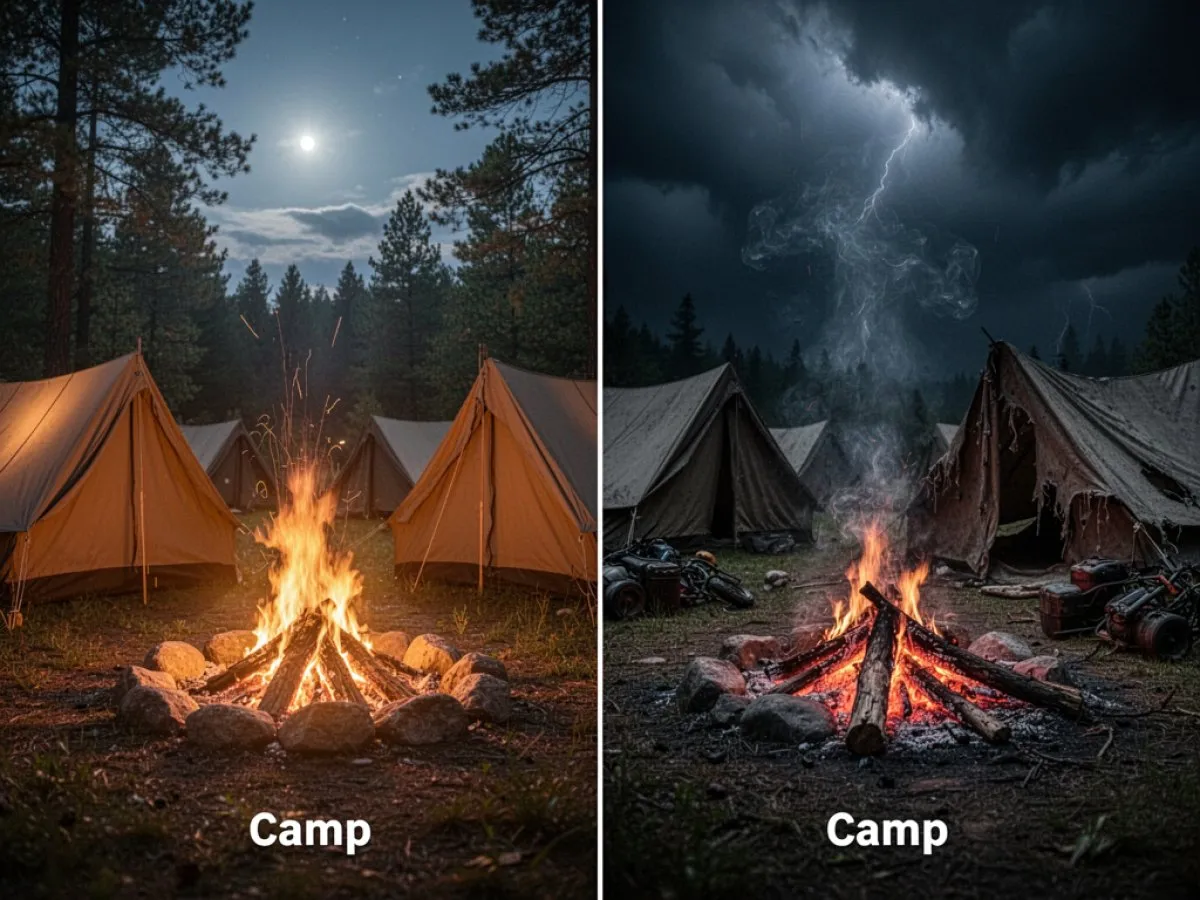 Interprétation détaillée des rêves : Différents scénarios avec Camp dans le rêve