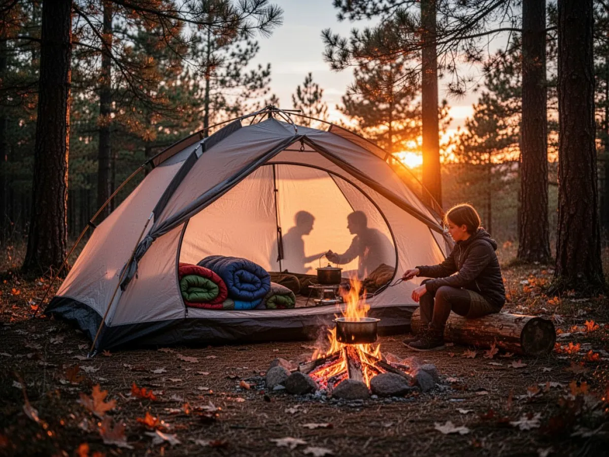 Signification de rêver de Camping pour la vie quotidienne, l'amour et le travail