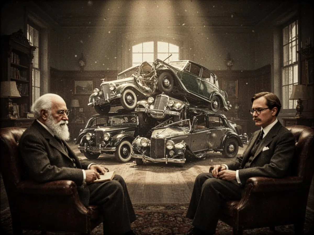 Interprétation psychologique des rêves : Carambolage selon Sigmund Freud et Carl Jung