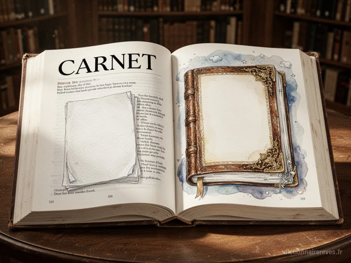 Signification générale : le symbole du rêve Carnet - Archétypes et symbolisme