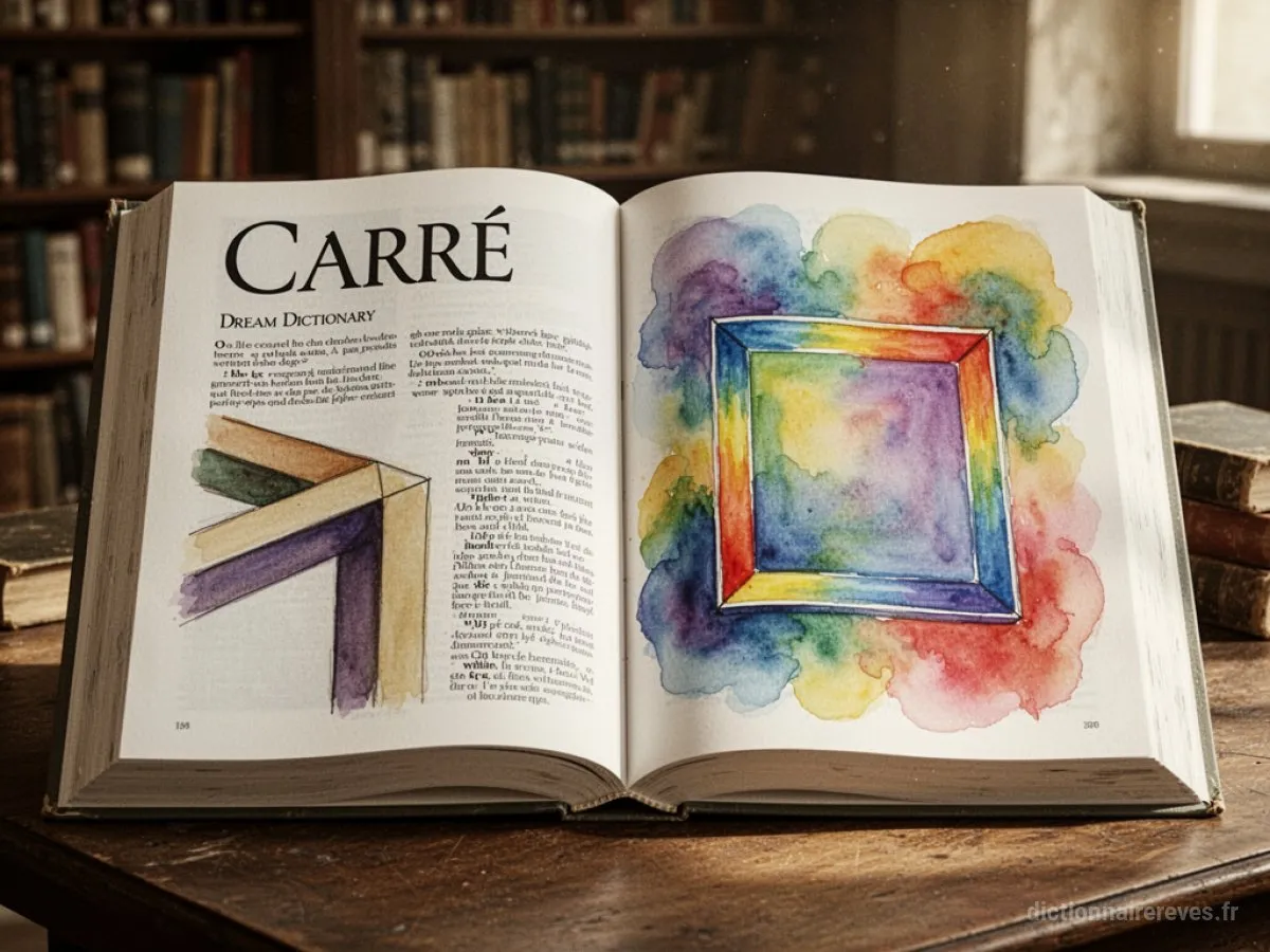 Signification générale : le symbole du rêve Carré - Archétypes et symbolisme