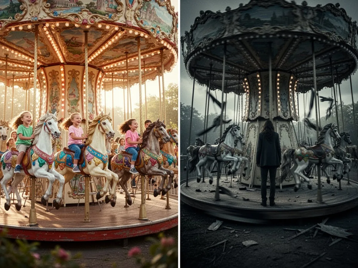 Interprétation détaillée des rêves : Différents scénarios avec Carrousel dans le rêve