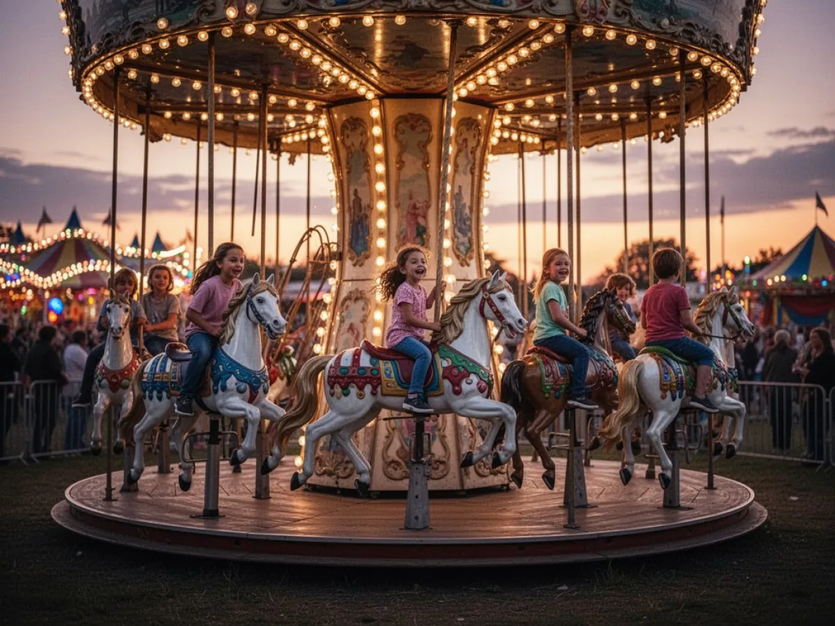 Signification de rêver de Carrousel pour la vie quotidienne, l'amour et le travail