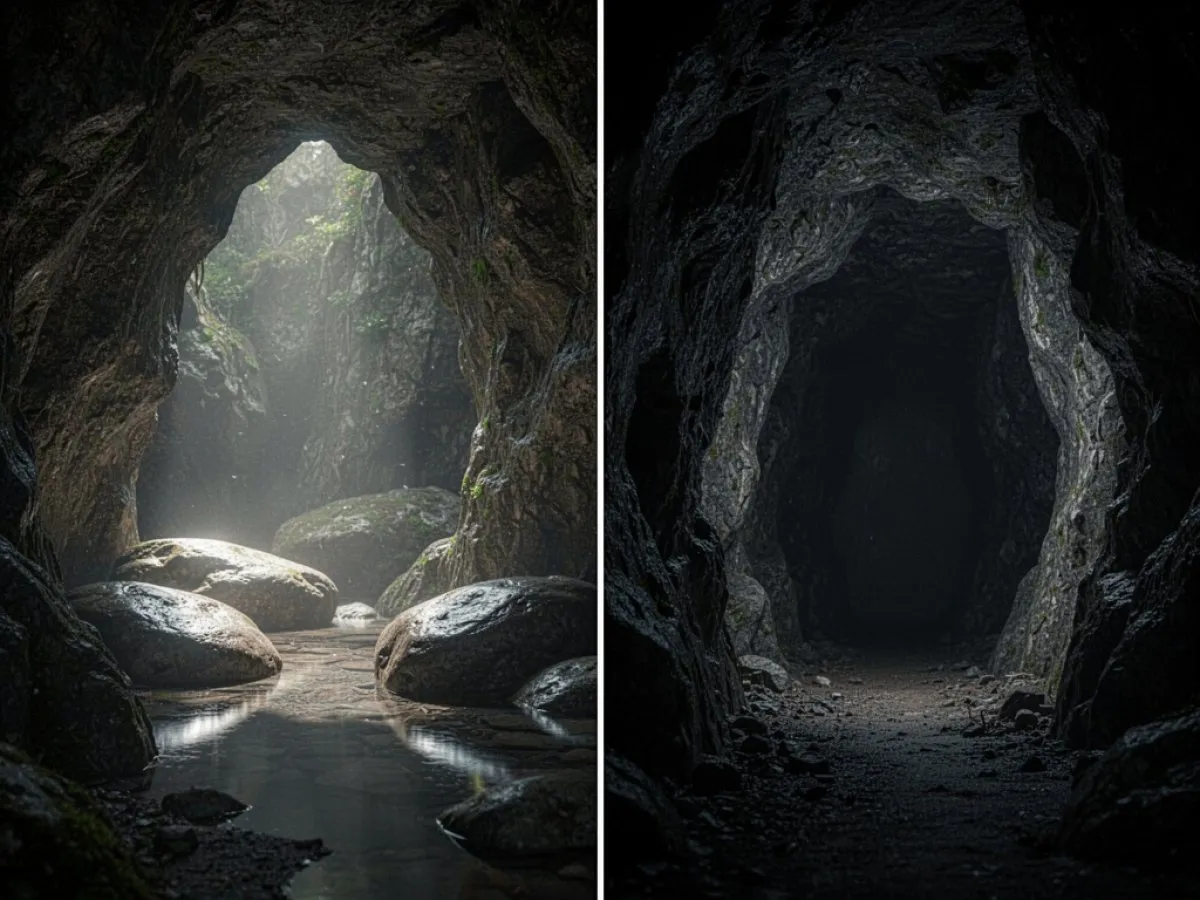 Interprétation détaillée des rêves : Différents scénarios avec Caverne dans le rêve