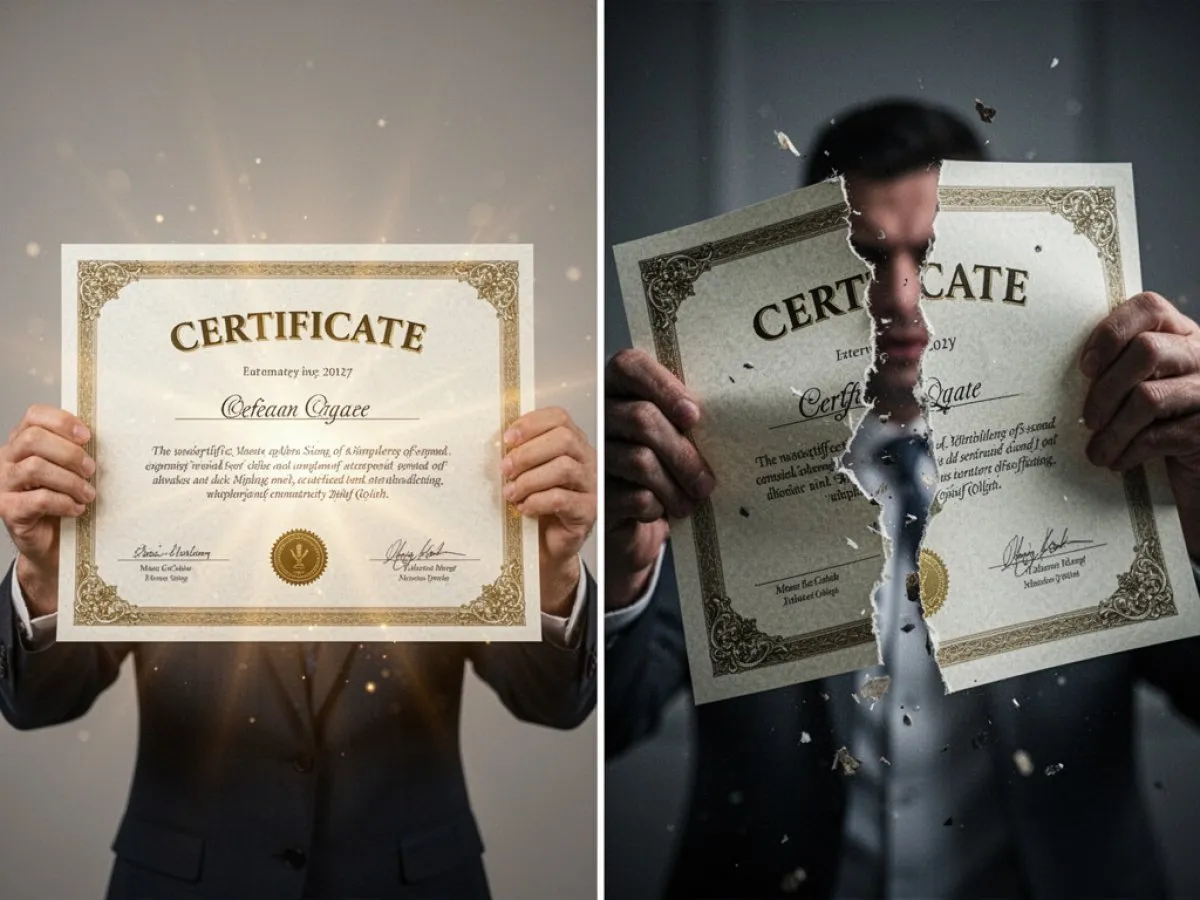 Interprétation détaillée des rêves : Différents scénarios avec Certificats dans le rêve