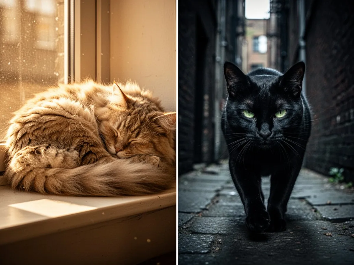 Interprétation détaillée des rêves : Différents scénarios avec Chat dans le rêve