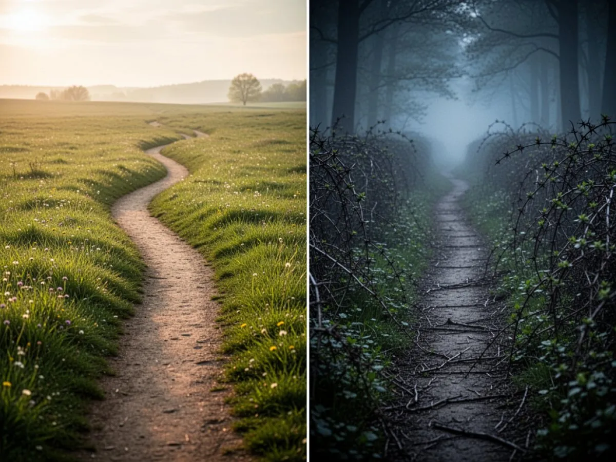 Interprétation détaillée des rêves : Différents scénarios avec Chemin dans le rêve