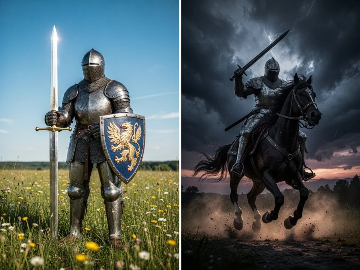 Interprétation détaillée des rêves : Différents scénarios avec Chevalier dans le rêve