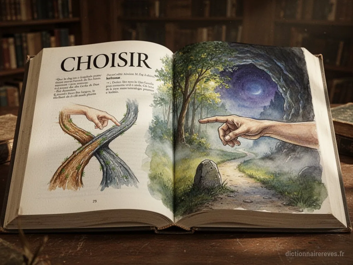 Signification générale : le symbole du rêve Choisir - Archétypes et symbolisme