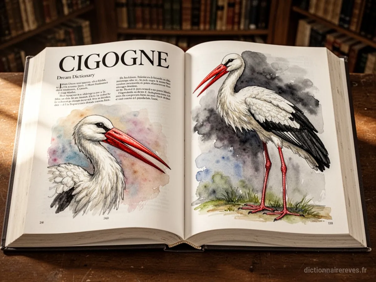 Signification générale : le symbole du rêve Cigogne - Archétypes et symbolisme