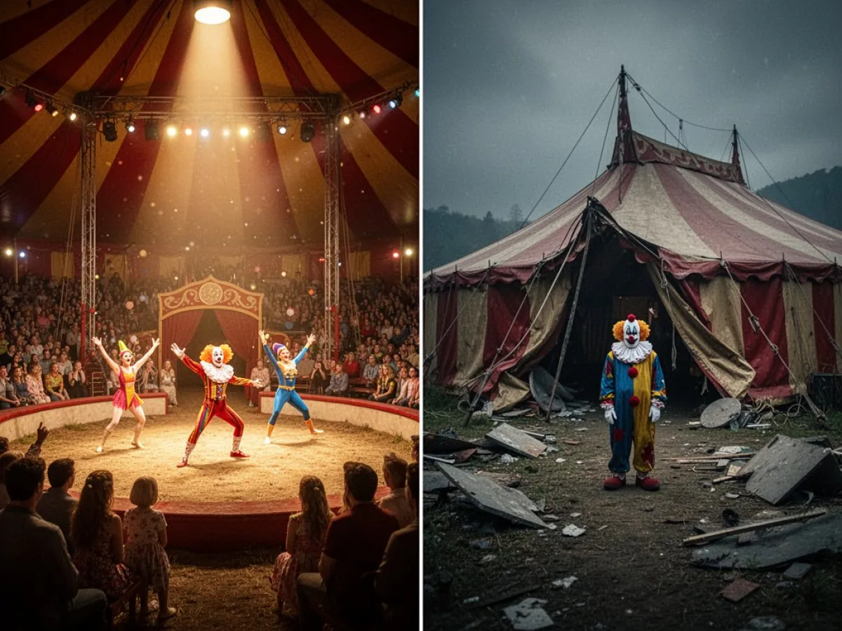 Interprétation détaillée des rêves : Différents scénarios avec Cirque dans le rêve