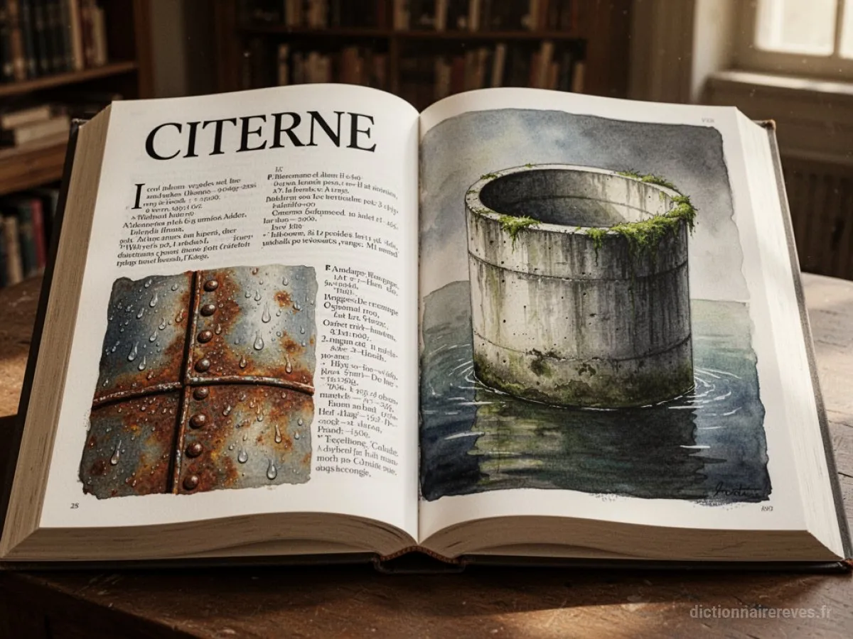 Signification générale : le symbole du rêve Citerne - Archétypes et symbolisme