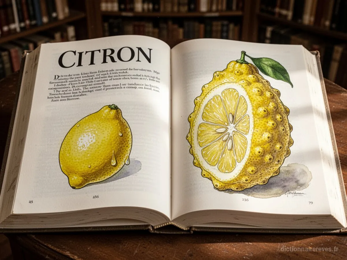 Signification générale : le symbole du rêve Citron - Archétypes et symbolisme