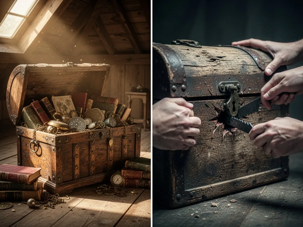 Interprétation détaillée des rêves : Différents scénarios avec Coffre En Bois dans le rêve