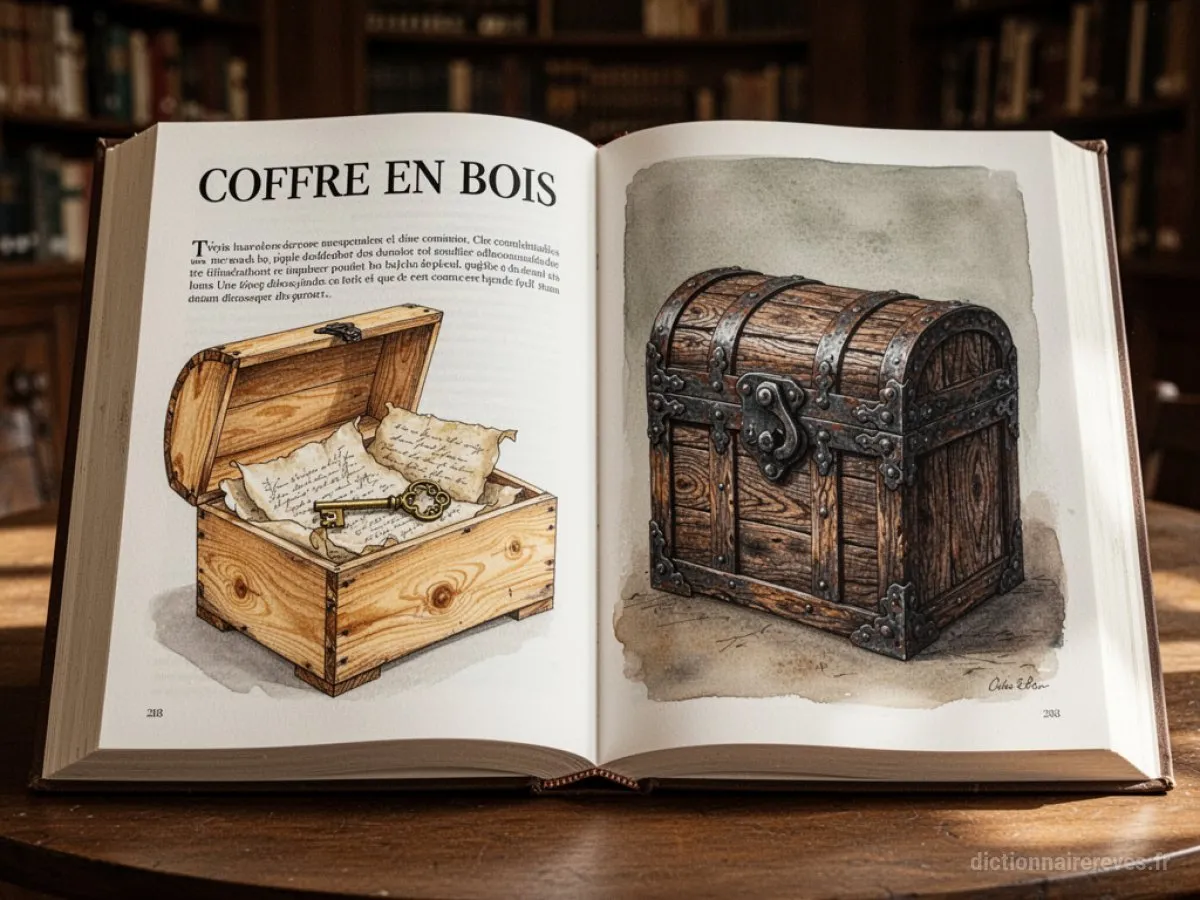 Signification générale : le symbole du rêve Coffre En Bois - Archétypes et symbolisme