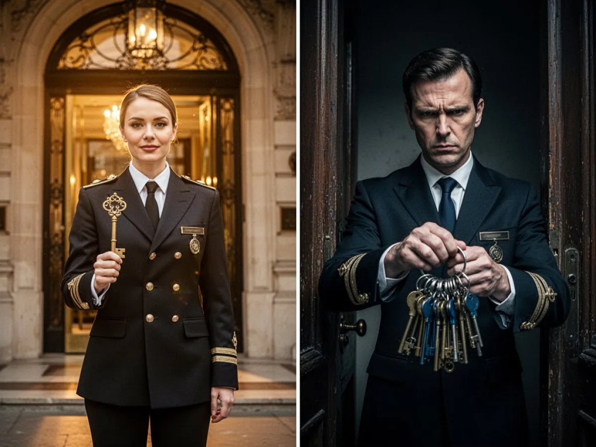Interprétation détaillée des rêves : Différents scénarios avec Concierge dans le rêve
