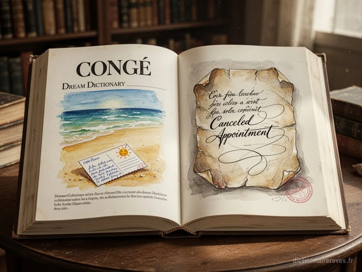 Signification générale : le symbole du rêve Congé - Archétypes et symbolisme