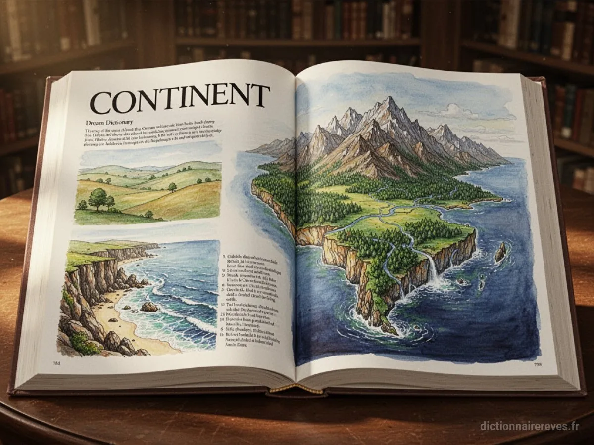 Signification générale : le symbole du rêve Continent - Archétypes et symbolisme