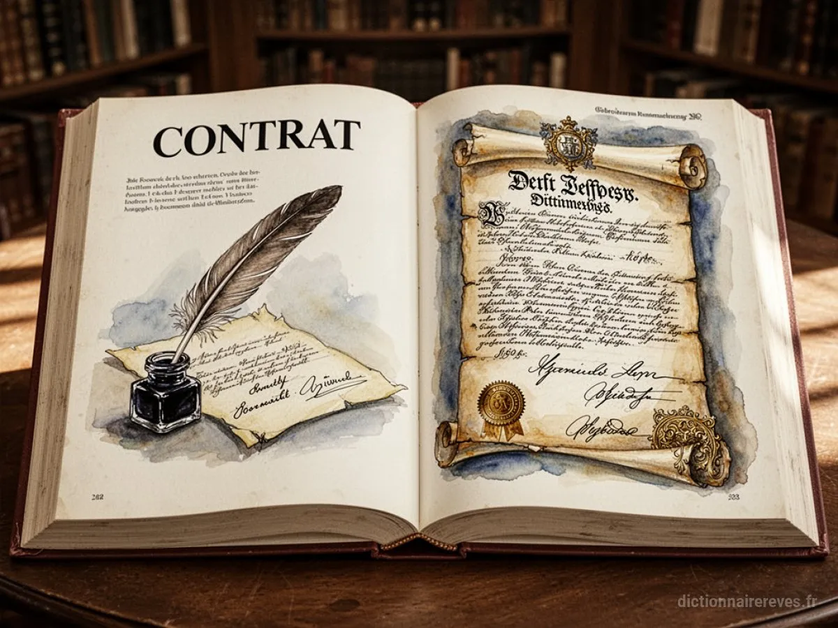 Signification générale : le symbole du rêve Contrat - Archétypes et symbolisme