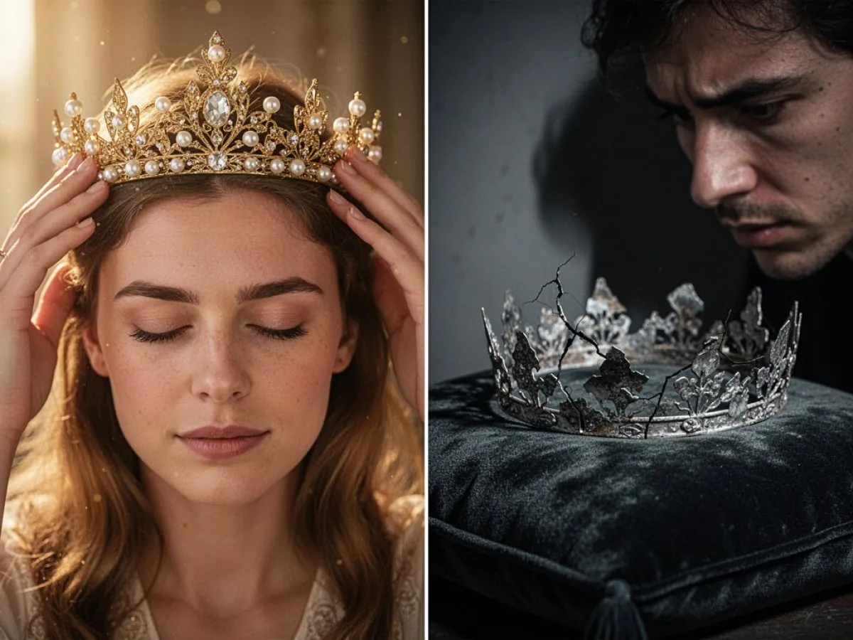 Interprétation détaillée des rêves : Différents scénarios avec Couronne dans le rêve