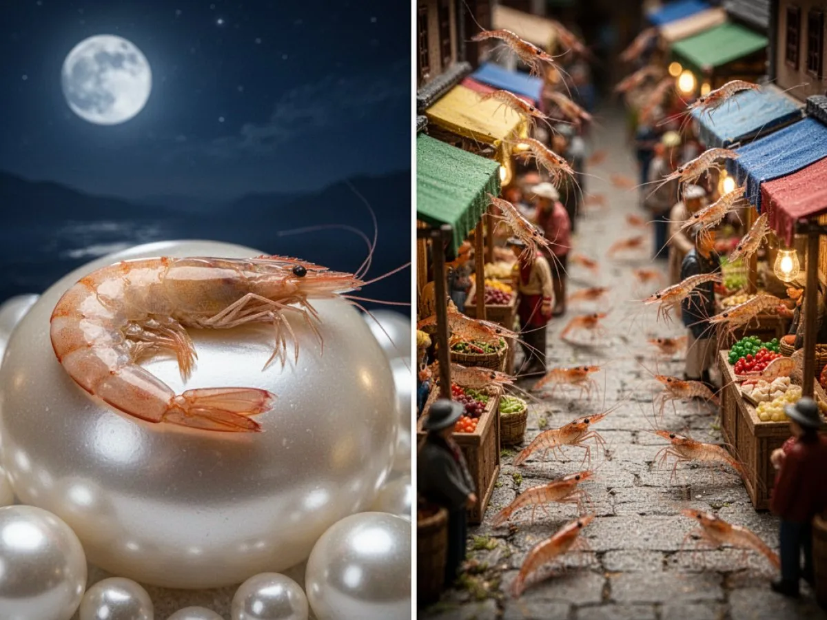 Interprétation détaillée des rêves : Différents scénarios avec Crevettes dans le rêve