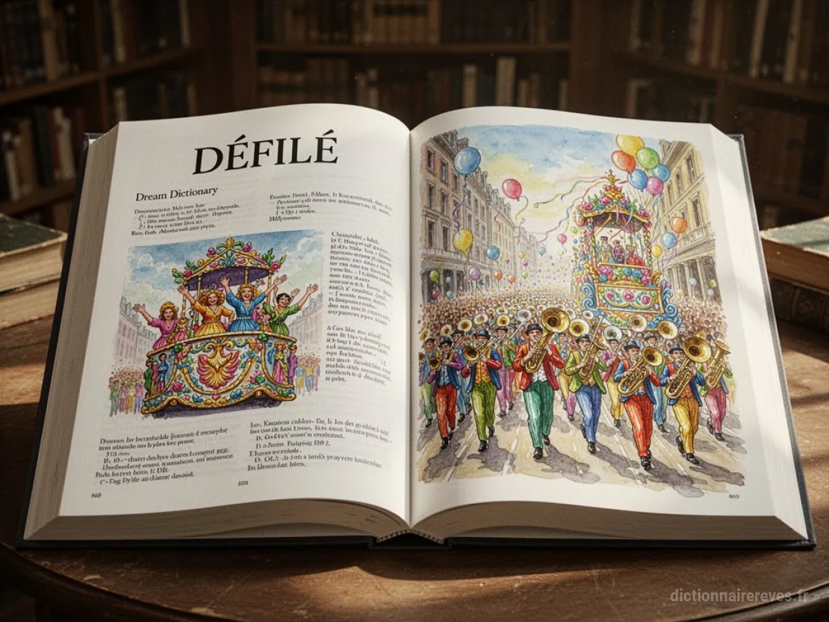 Signification générale : le symbole du rêve Défilé - Archétypes et symbolisme