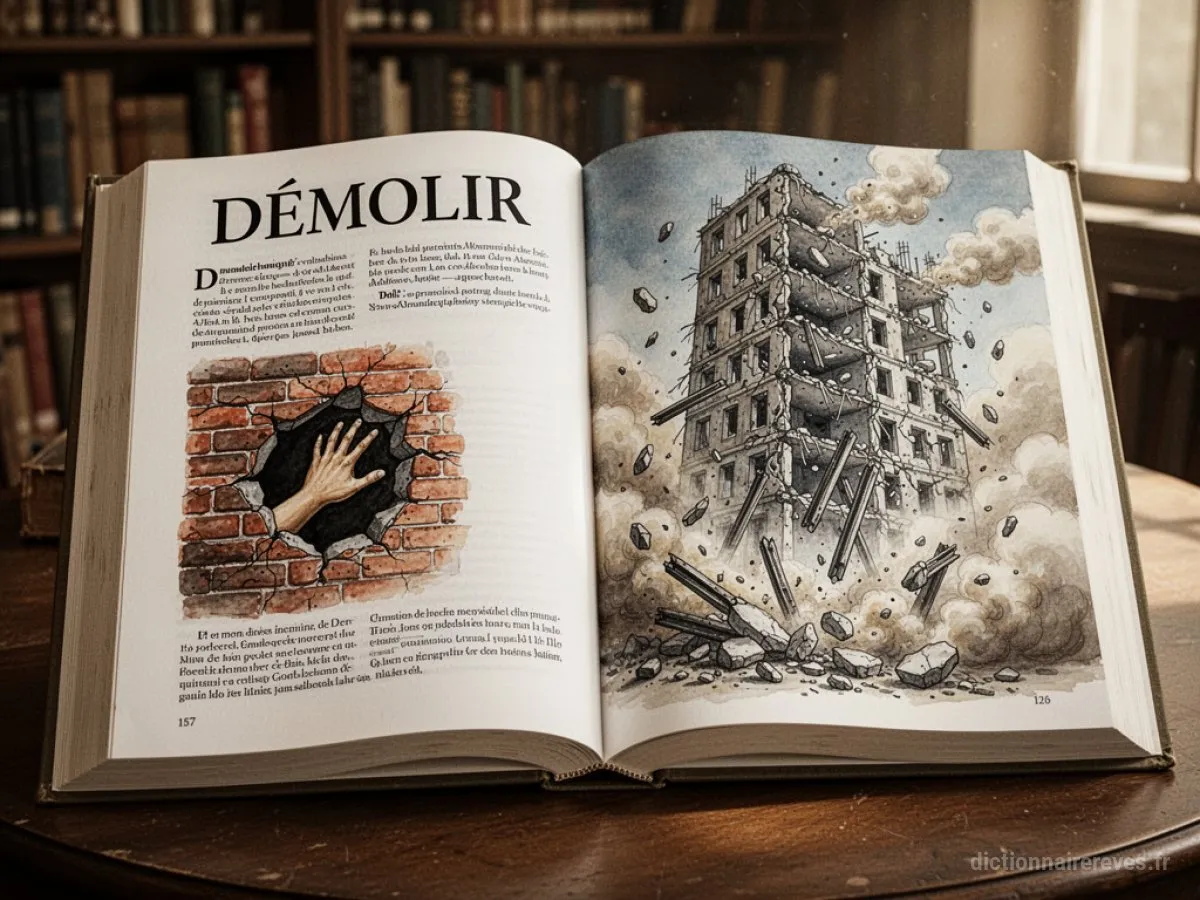 Signification générale : le symbole du rêve Démolir - Archétypes et symbolisme