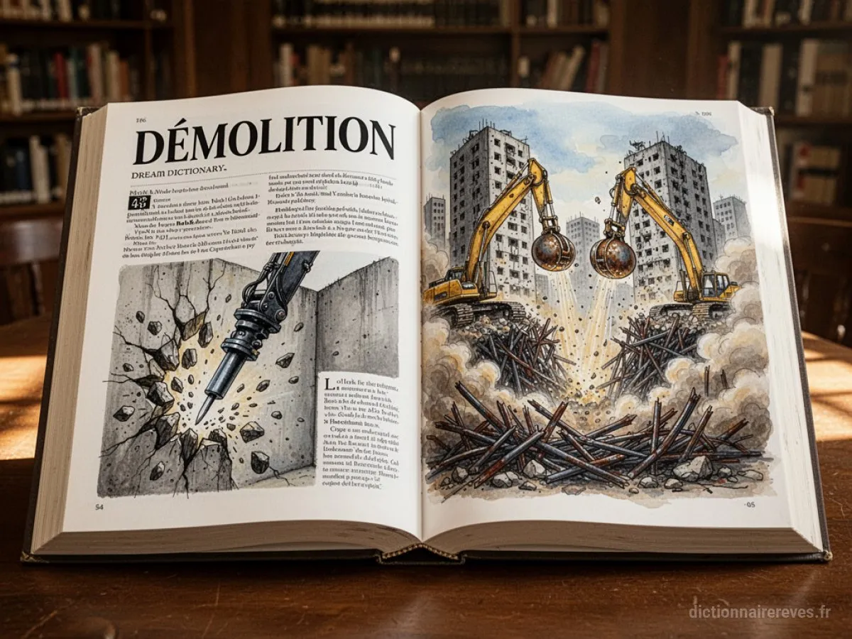 Signification générale : le symbole du rêve Démolition - Archétypes et symbolisme
