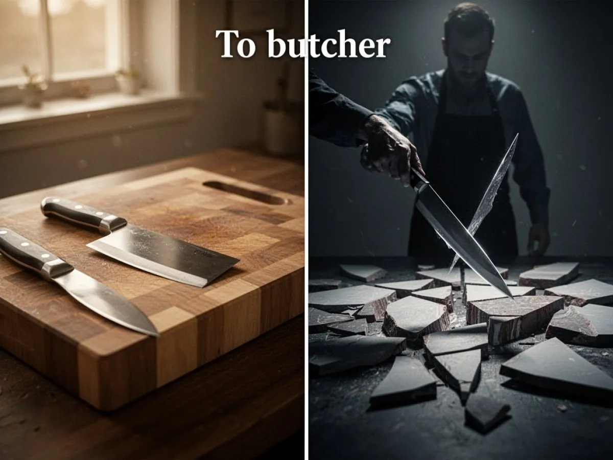 Interprétation détaillée des rêves : Différents scénarios avec Dépecer dans le rêve