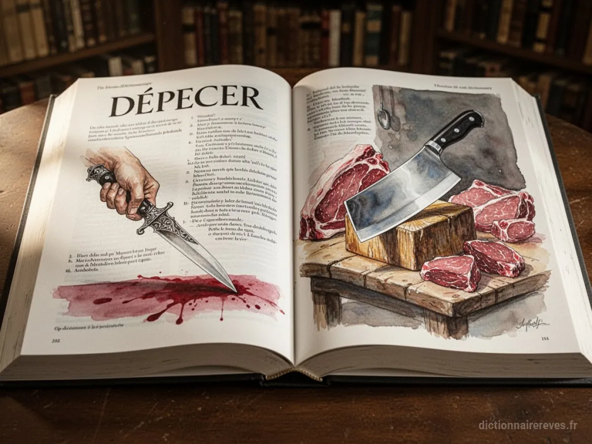 Signification générale : le symbole du rêve Dépecer - Archétypes et symbolisme