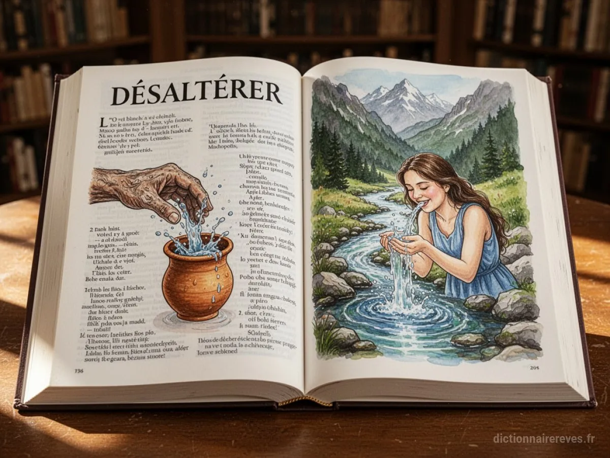 Signification générale : le symbole du rêve Désaltérer - Archétypes et symbolisme