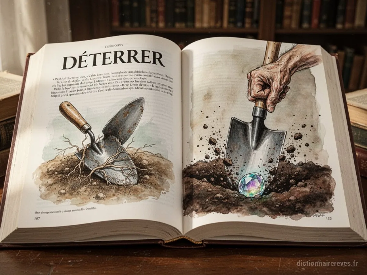 Signification générale : le symbole du rêve Déterrer - Archétypes et symbolisme