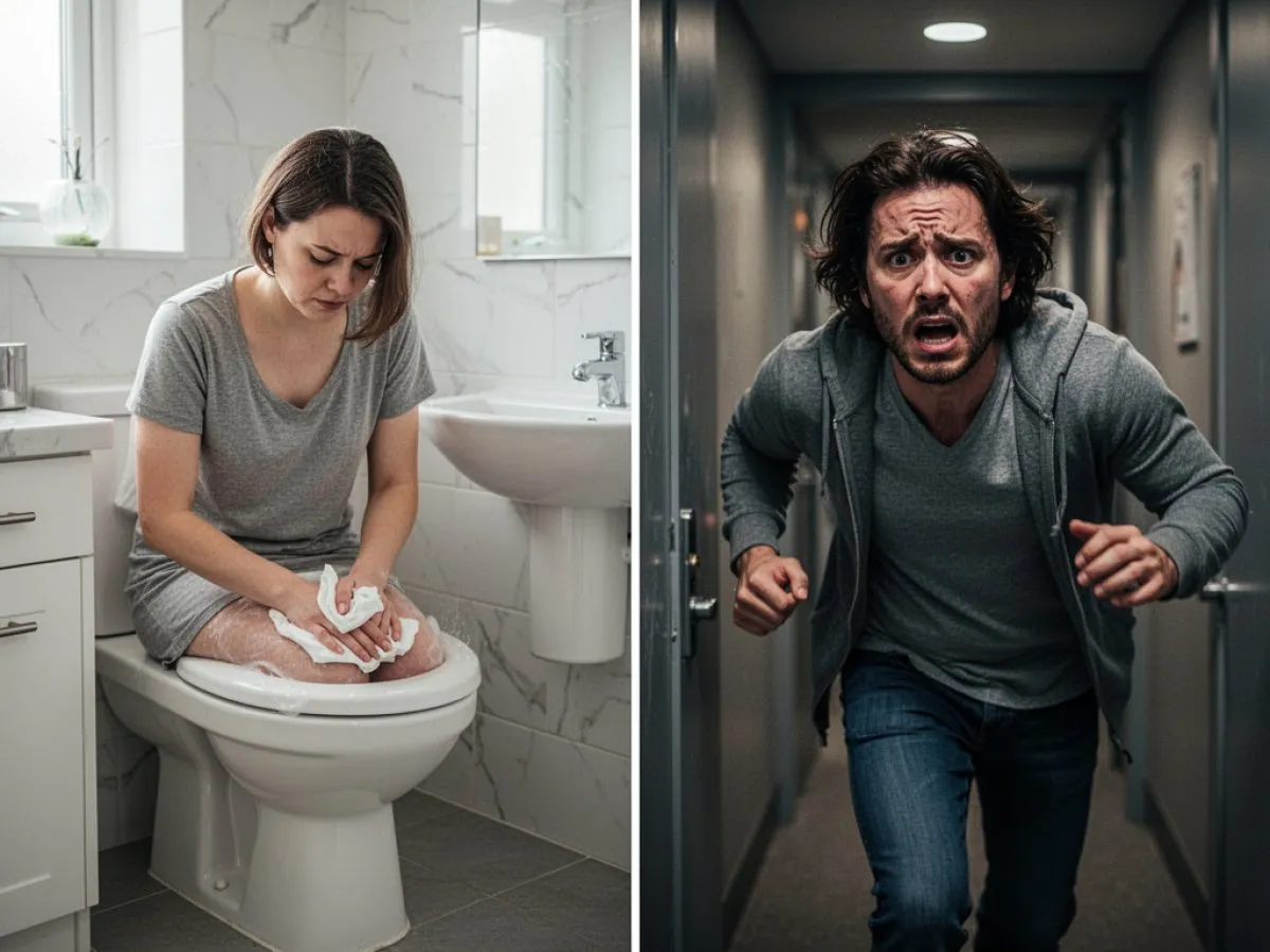 Interprétation détaillée des rêves : Différents scénarios avec Diarrhée dans le rêve