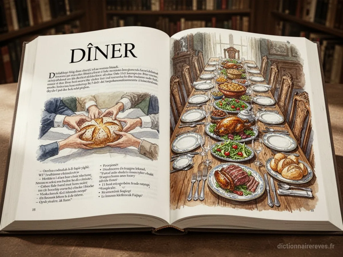 Signification générale : le symbole du rêve Dîner - Archétypes et symbolisme