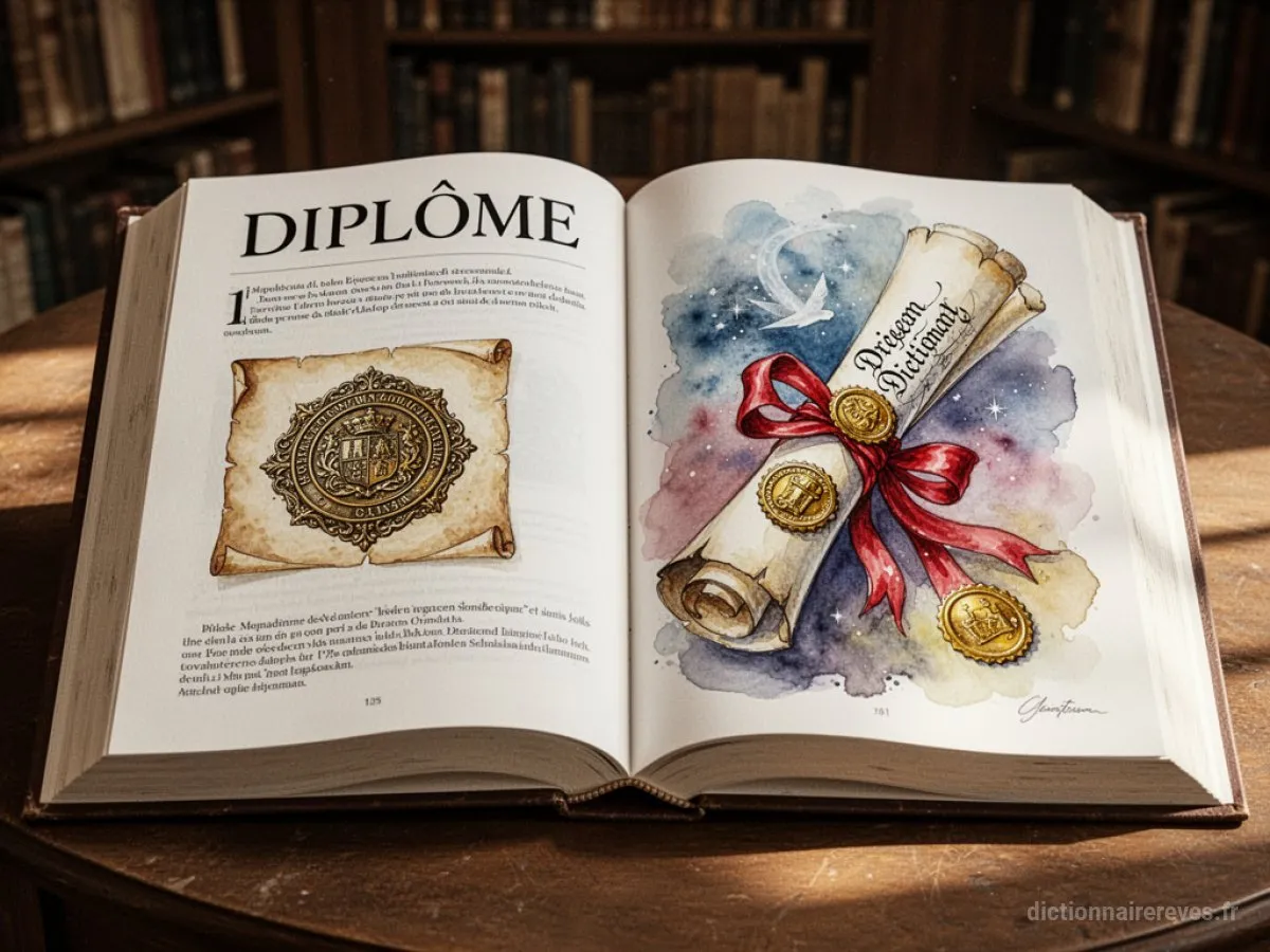Signification générale : le symbole du rêve Diplôme - Archétypes et symbolisme