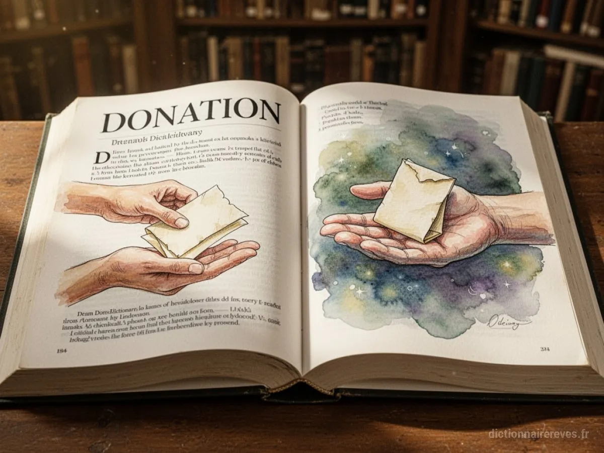 Signification générale : le symbole du rêve Donation - Archétypes et symbolisme