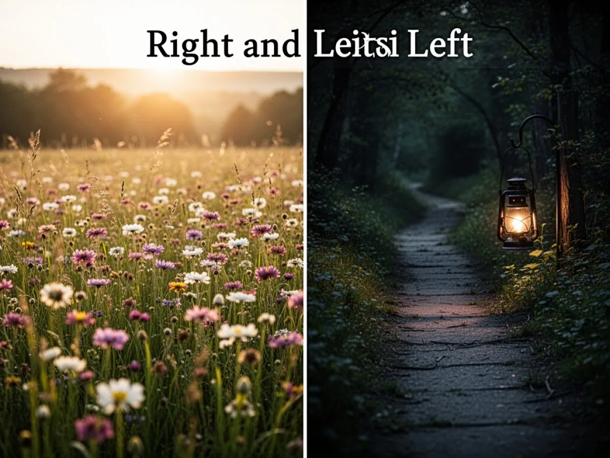 Interprétation détaillée des rêves : Différents scénarios avec Droite Et Gauche dans le rêve