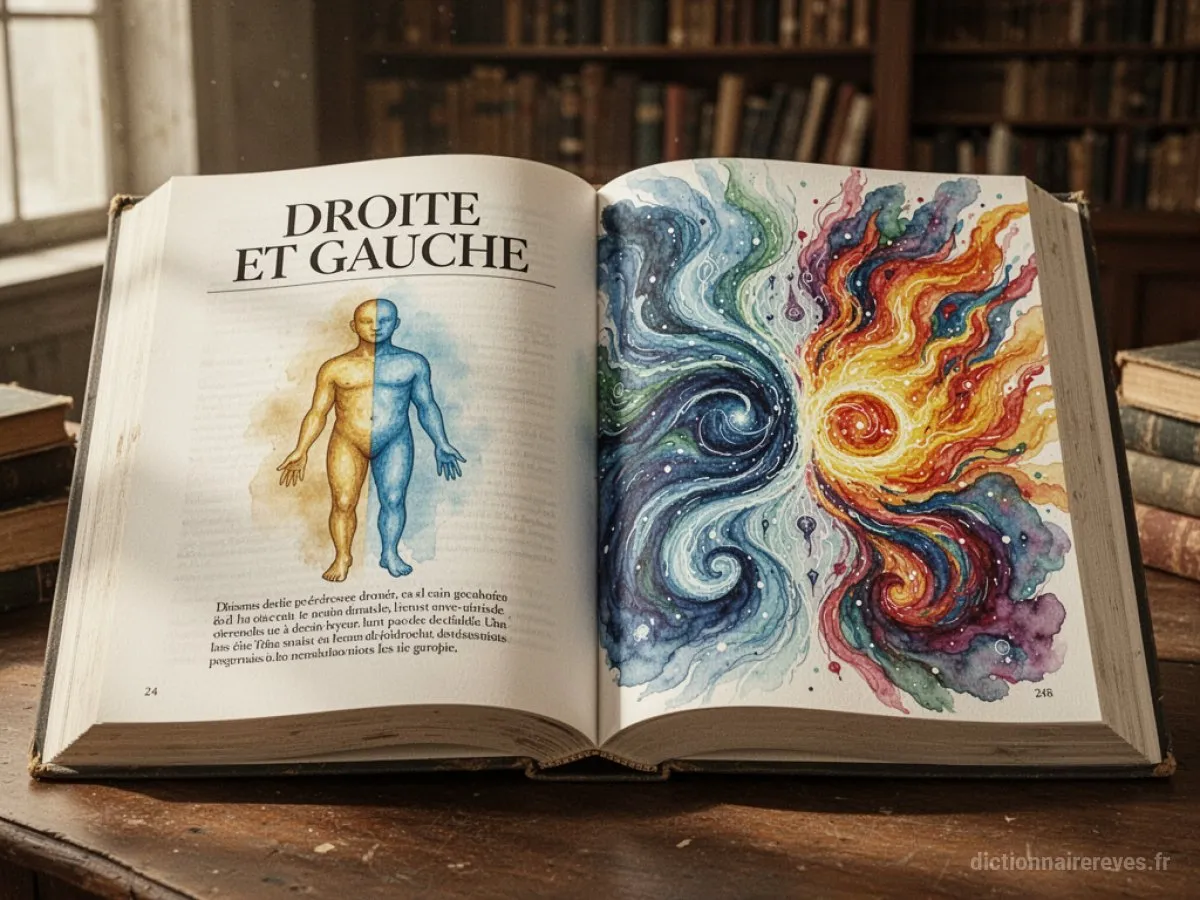 Signification générale : le symbole du rêve Droite Et Gauche - Archétypes et symbolisme