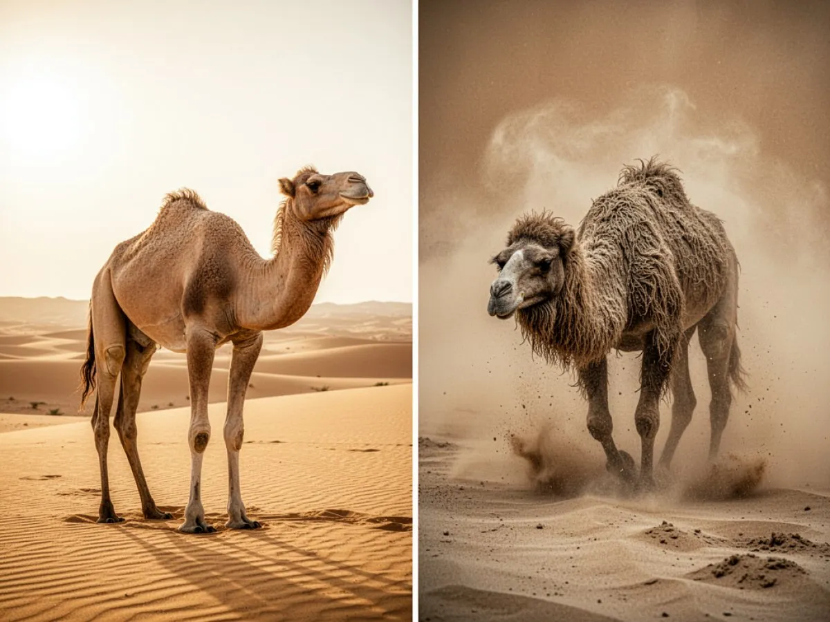 Interprétation détaillée des rêves : Différents scénarios avec Dromadaire dans le rêve