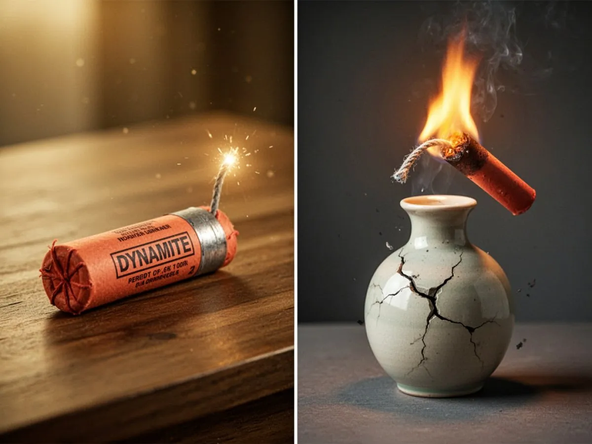 Interprétation détaillée des rêves : Différents scénarios avec Dynamite dans le rêve