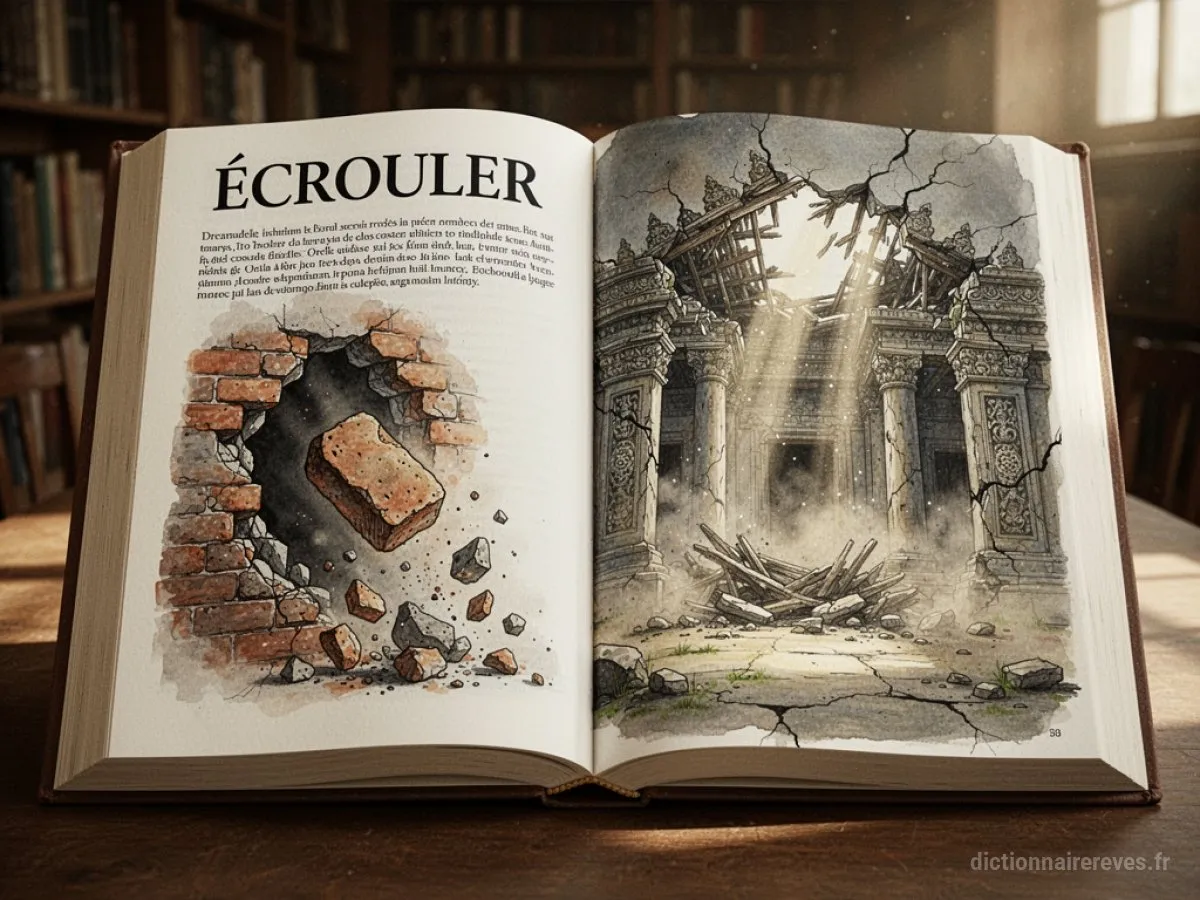 Signification générale : le symbole du rêve Écrouler - Archétypes et symbolisme