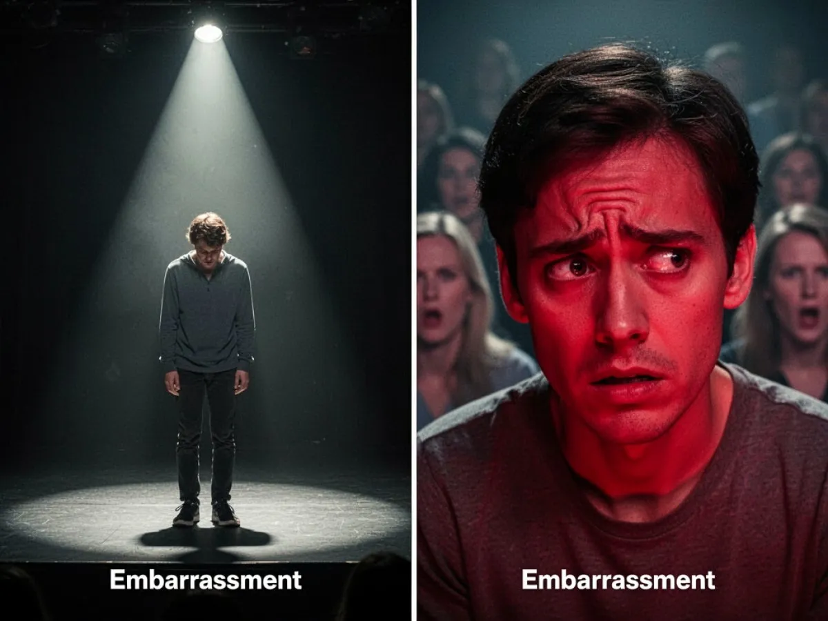 Interprétation détaillée des rêves : Différents scénarios avec Embarras dans le rêve