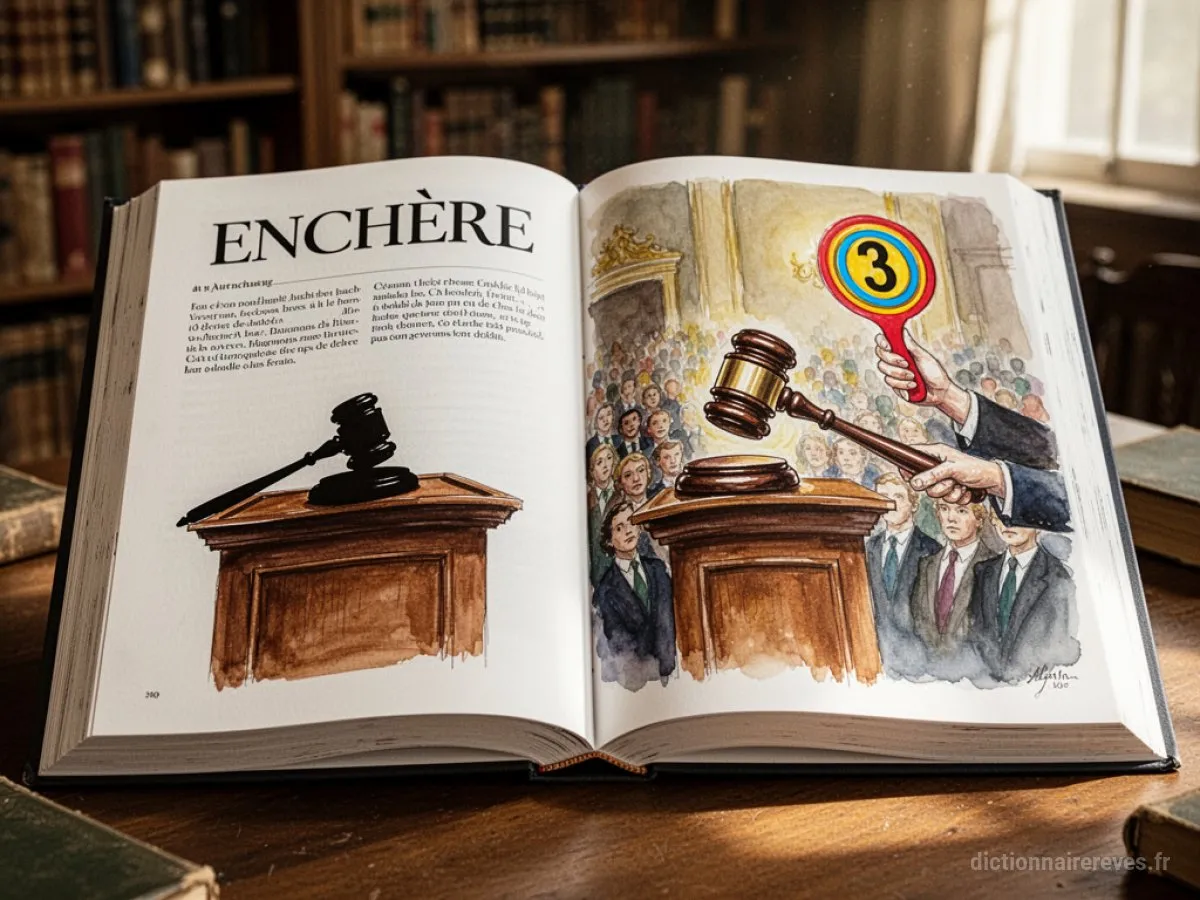 Signification générale : le symbole du rêve Enchère - Archétypes et symbolisme